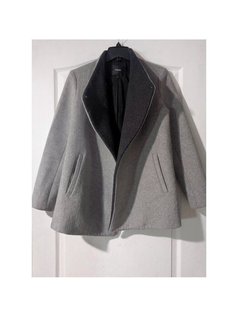 Theory | Naomo Hi-Neck Wool-Cashmere Jacket